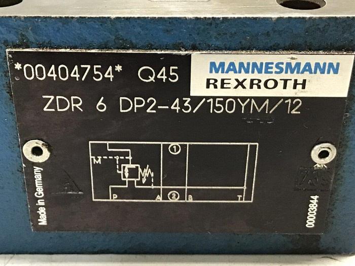 Used REXROTH Valve ZDR6DP243150YM12 #130769