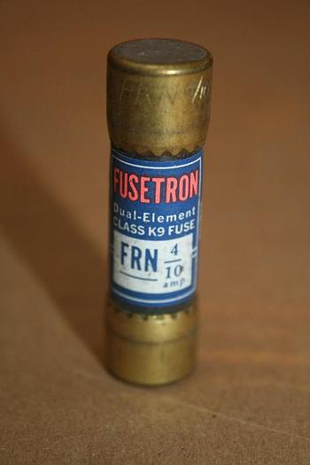 Used FUSETRON 4/10 Amp Fuse FRN-4/10 #19919