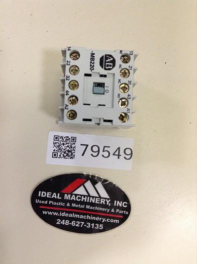 Used ALLEN BRADLEY Contactor 700DC-MB220. SER A #79549
