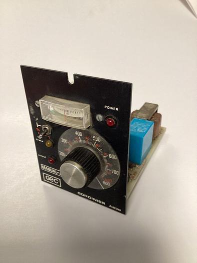Used GORDINIER Temperature Control A630 Used