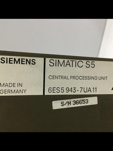 Used SIEMENS CPU Module 6ES5 943-7UA11 Used