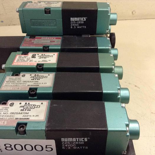 Used NUMATICS Control Block w/ Valves 082SA400M #80005