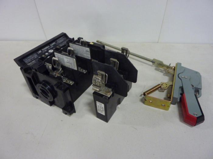 Used ALLEN BRADLEY 60 Amp Disconnect Switch 1494V-DS60 SER A #57443