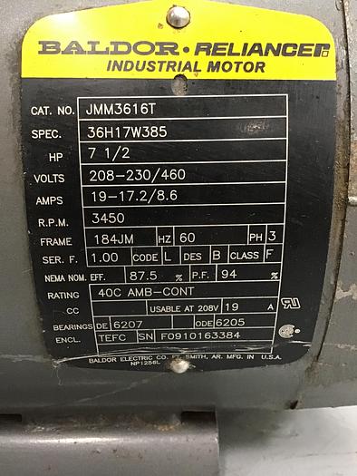 Used JMM3616T Motor JMM3616T Used #138809