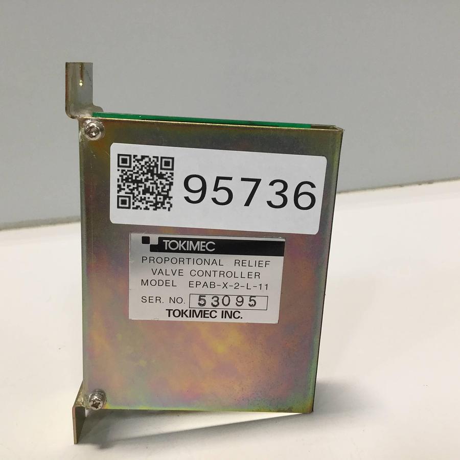 Used TOKIMEC Proportional Relief Valve Controller EPAB-X-2-L-11 Used