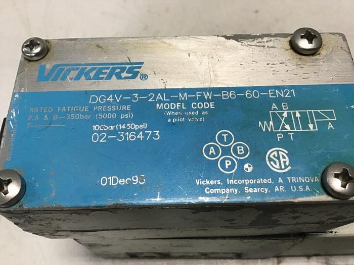 Used VICKERS Valve DG4V32ALMFWB660EN21 #138729