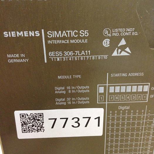 Used SIEMENS I/O Module 6ES5 306-7LA11 #77371