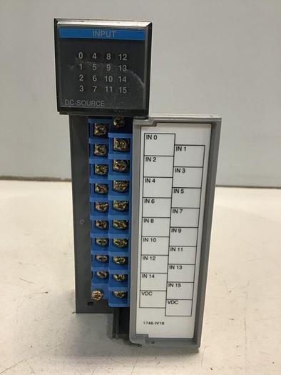 Used ALLEN BRADLEY Input Module 1746-IV16 SER C #118323