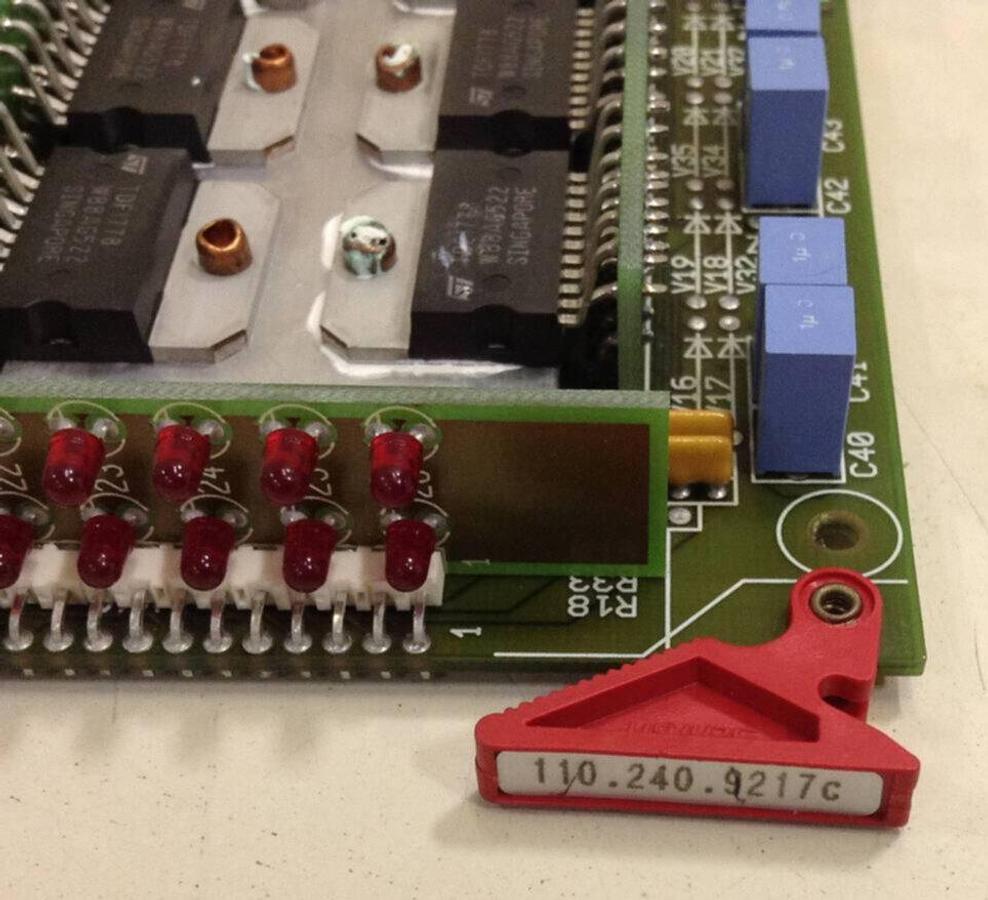 Used NETSTAL Circuit Board DIO 110.2409216A USED