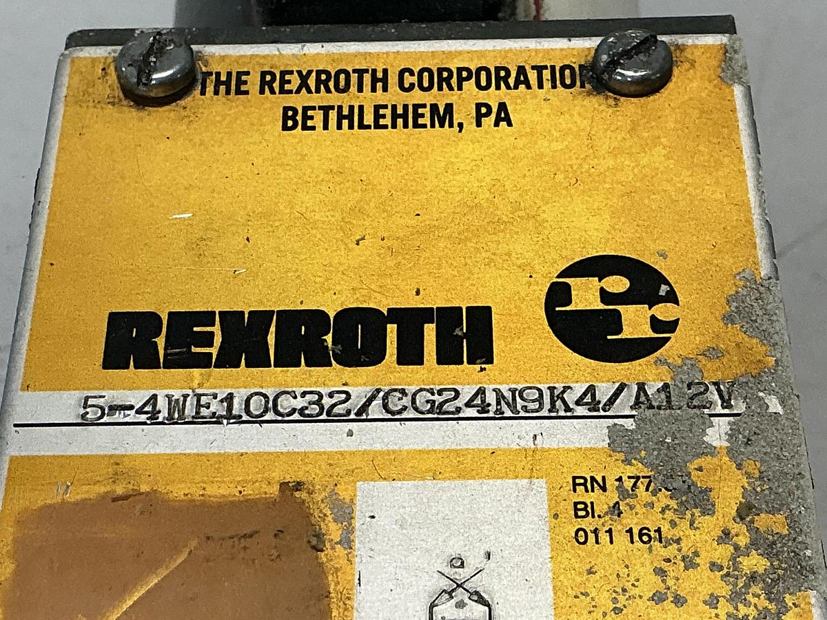 Used REXROTH 5-4WE10C32/CG24N9K4/A12V