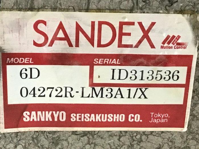Used SANDEX Gear Box 6D04272R-LM3A1/X #120005