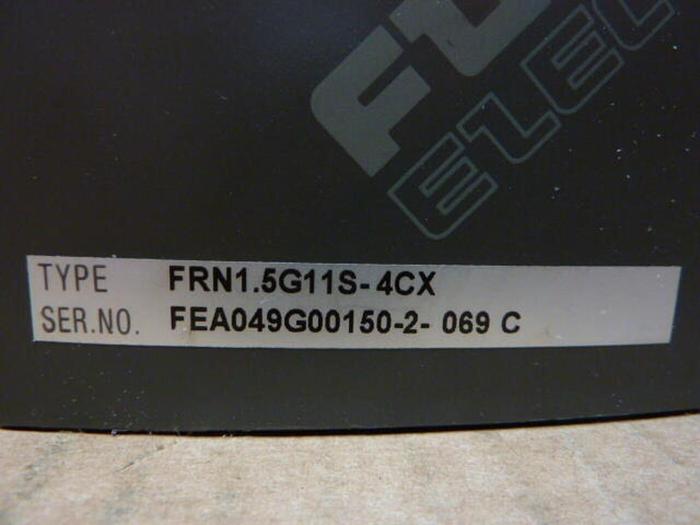 Used FUJI ELECTRIC Motor Control 5000G11 FRN1.5G11S-4CX #27047