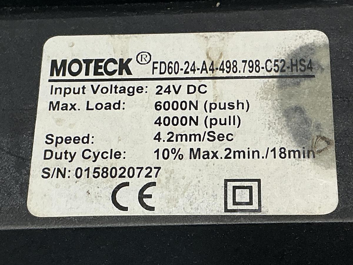 Used MOTECK FD60-24-A4-498.798-C52-HS4