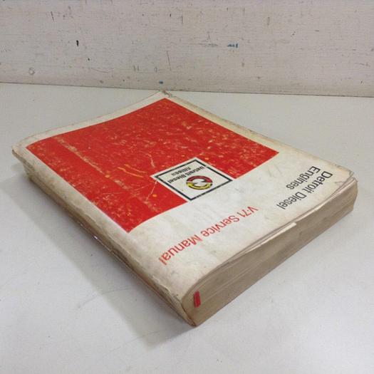 Used DETROIT DIESEL V-71 Service Manual V-71 SERVICE MANUAL #70762