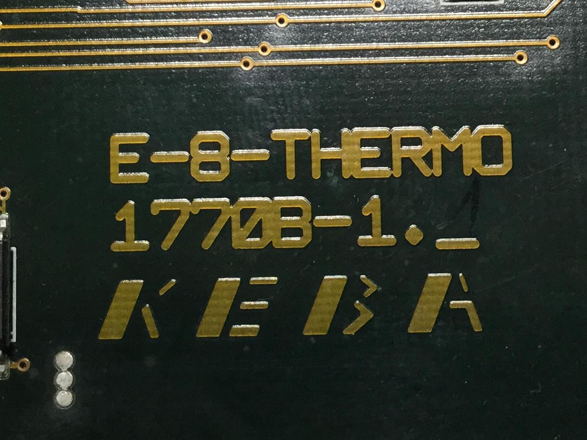 Used KEBA / Engel Circuit Board E-8-THERMO 1770B-1 #103186