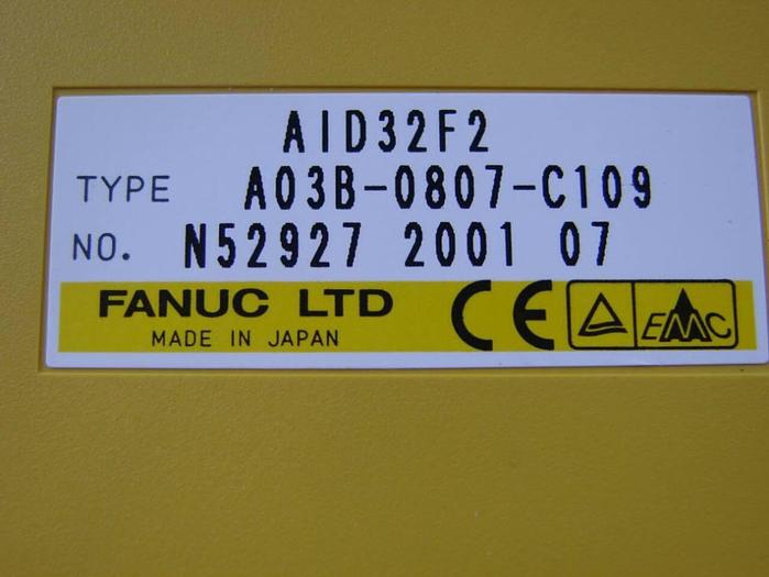 Used FANUC I/O Module A03B-0807-C109 #7316