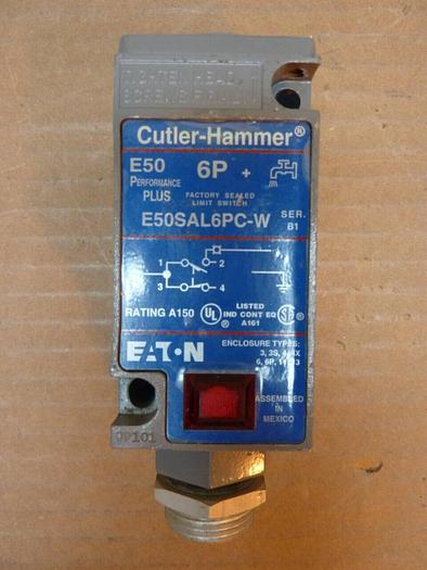 Used CUTLER HAMMER Limit Switch E50SAL6PC-W #23160