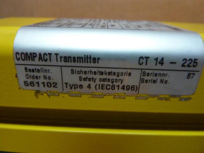 Used LEUZE Safety Light Curtain Transmitter CT14-225 USED