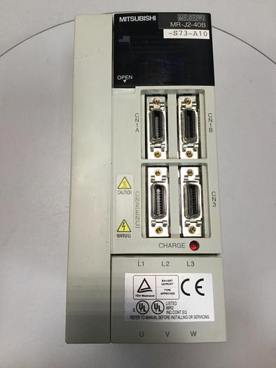 Used MITSUBISHI AC Servo Drive MR-J2-40B-S73-A10 #100779
