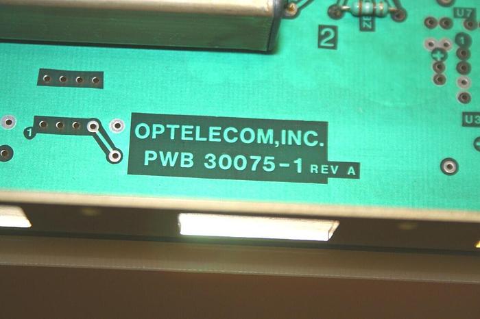 Used OPTELECOM Dual Analog Receiver 5051RR Used