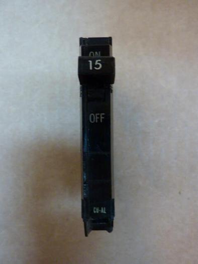 Used GENERAL ELECTRIC / GE 15 Amp Circuit Breaker TQP115 #27755