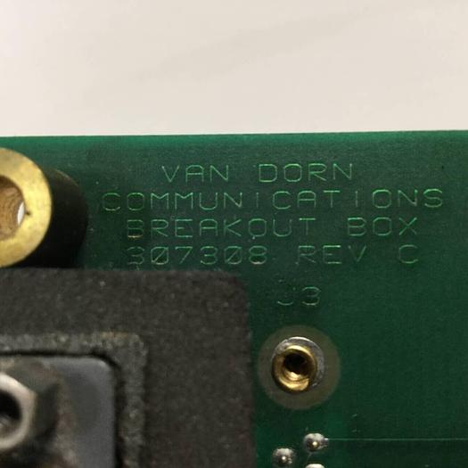 Used CINCINNATI MILACRON Communications Breakout Board 307308 #92739