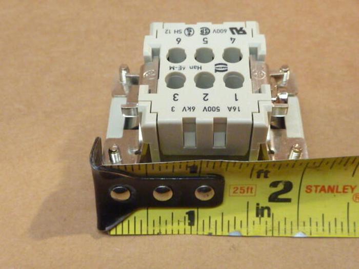 HARTING Power Connector HAN 6E MC #31467
