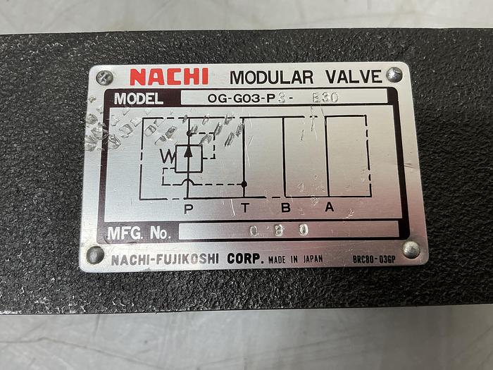 Used NACHI OG-G03-P3-E30