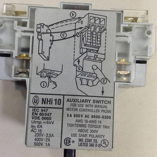 Used KLOCKNER MOELLER Manual Motor Starter PKZM1-2,4 #82233