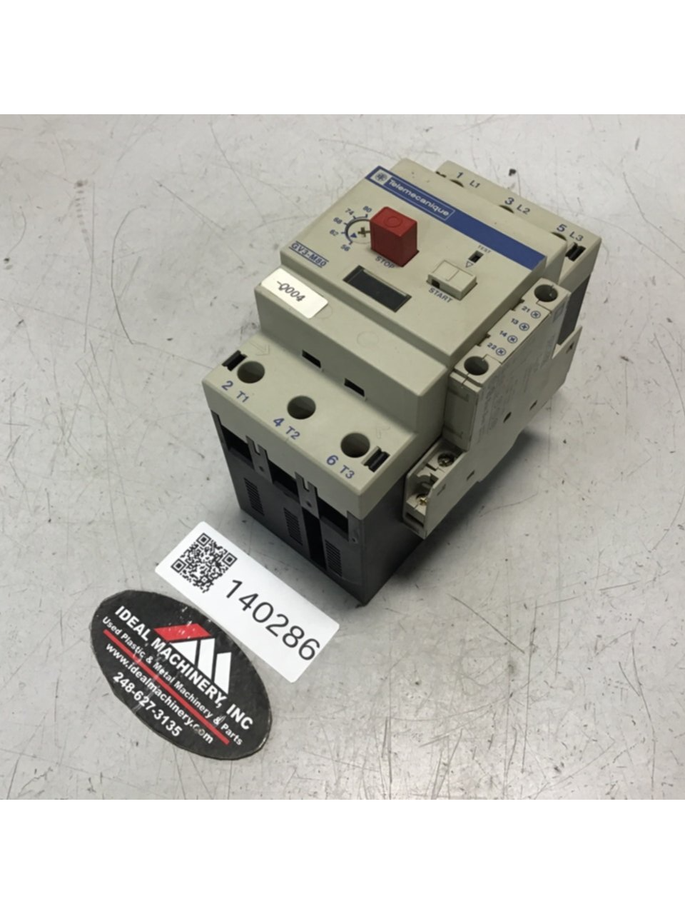 Used TELEMECANIQUE Motor Starter GV3-M80 Used 