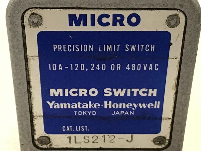 Used YAMATAKE Micro Limit Switch 1LS212-J #121499