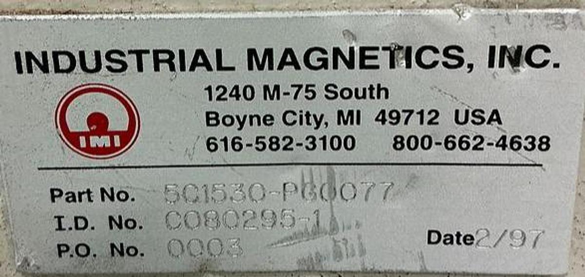 Used Industrial Magnetics, Inc 5C1530-PG0077