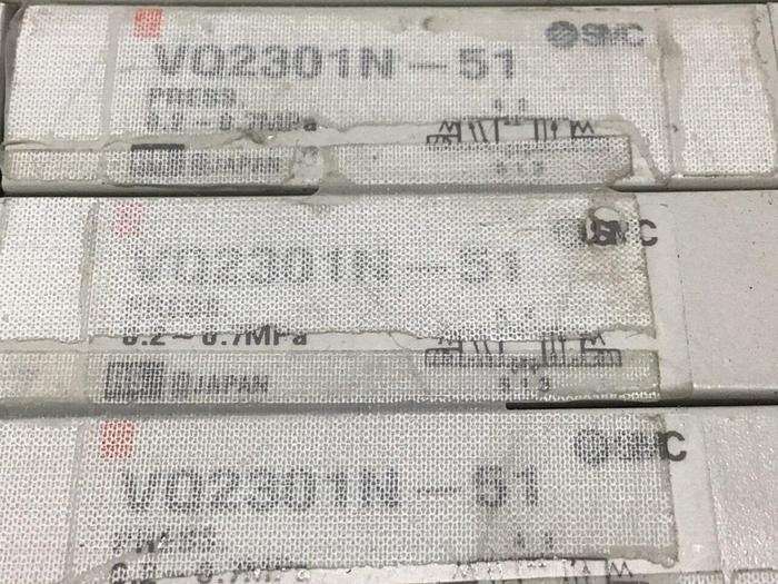 Used SMC Solenoid Valves & Manifold VVQ2000-10A-1 #115102