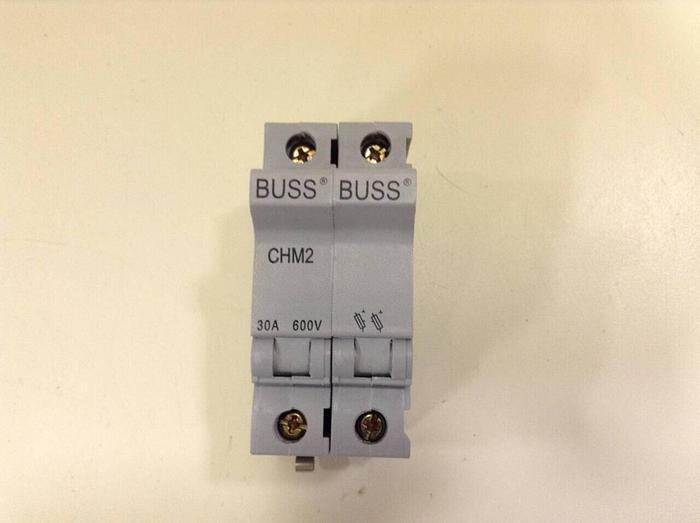 Used BUSS / BUSSMANN Fuse Holder CHM2 #79537