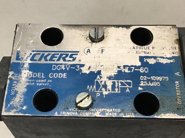 Used VICKERS Valve CVGC-3-W-125-10 #133045