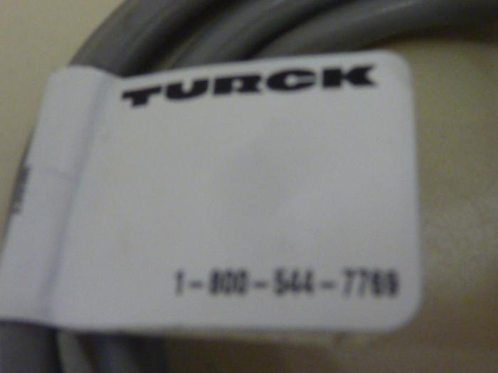 Used TURCK ELEKTRONIK Cable VB2-RS4.4T-1/2FKM4 #64530