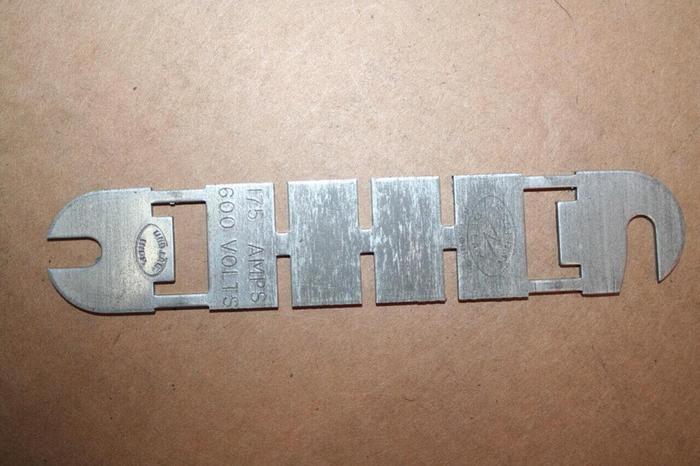 Used ECONOMY FUSE 175 Amp, 600 Volt Fuse Link FUSE050 #19050