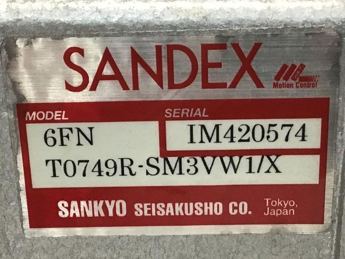 Used SANDEX Indexing Drive 6FNT0732R-SM3VW1/X #119948