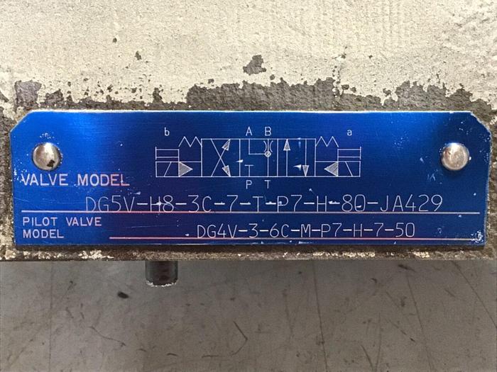 Used VICKERS Valve DG5V-H8-3C-7-T-P7-H-80-JA429 #134422