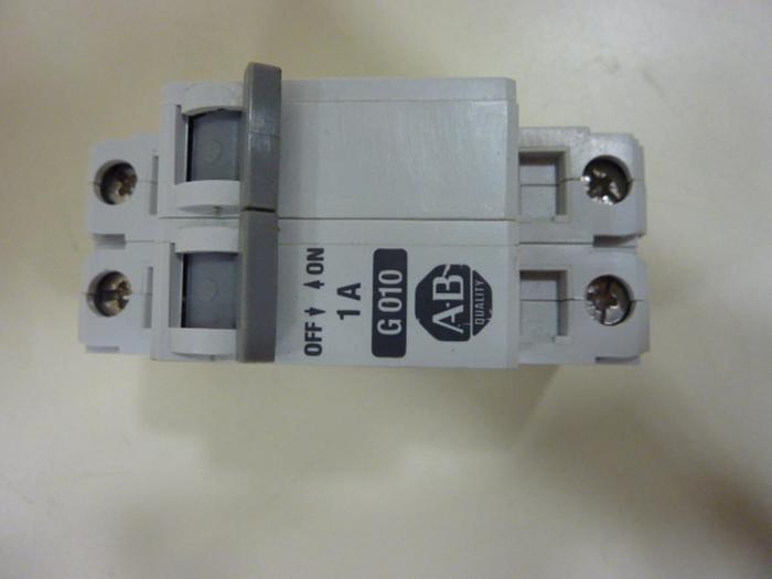 Used ALLEN BRADLEY 1 Amp Circuit Breaker 1492-CB2/G010 SER B #46993