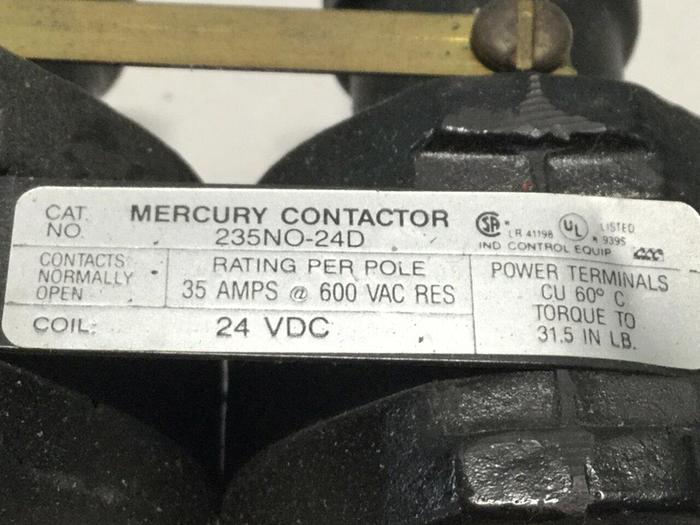 Used MDI Contactor Relay 235NO-24D #108840