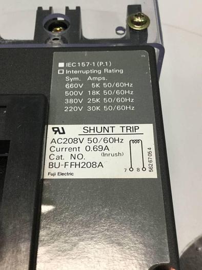 Used FUJI ELECTRIC 15 Amp Circuit Breaker BU-ESB3015 #96536