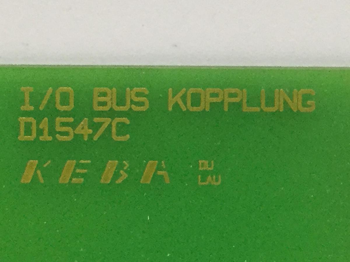 Used KEBA Circuit Board / Engel I/O BUS KOPPLUNG D1547C Used