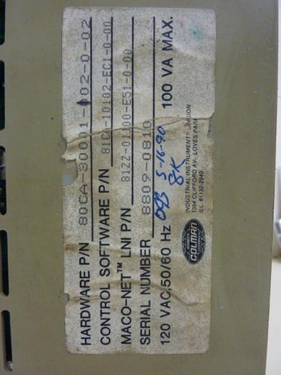 Used BARBER COLMAN Sequence Module 80CA-300001-102-0-02 #65569