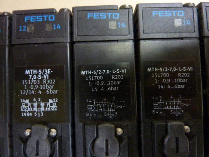 Used FESTO Control Block w/ Valves IFB8-03 #52681