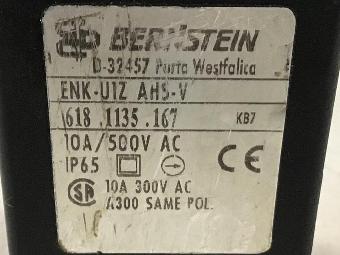 Used BERNSTEIN Limit Switch ENK-UV1Z AHS-V Used