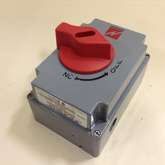 Used MENNEKES 25 Amp Disconnect Switch ME 20MS1A-M2 #70038