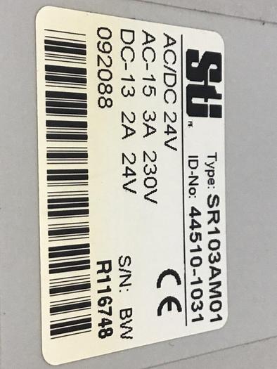 Used STI Safety Relay SR103AM01 #129849