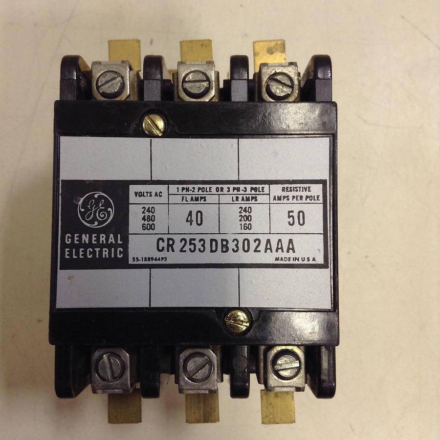 Used GENERAL ELECTRIC / GE Contactor CR253DB302AAA Used