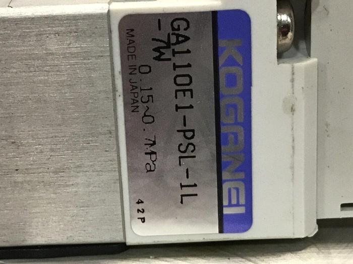 Used KOGANEI Manifold w/ Valves PBM6P-9W #120954